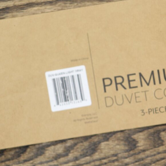 NEW Ienjoy Home Ultra Soft Duvet 3-Piece Cover Set Light Gray Full / Queen - Picture 8 of 8